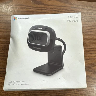 Microsoft LifeCam HD-3000 Model: 1492 - 720p HD Video Chat -        Bin7 - Image 1 of 4