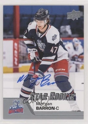 2020-21 Upper Deck AHL Star Rookies Auto Morgan Barron #187 Auto - Image 1 of 2