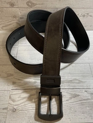 Levi's натуральной кожи двусторонний коричневый/черный ремень мужской размер XL 42-44 - Изображение 1 из 4