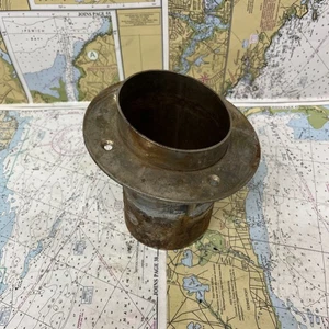 Stainless Steel Thru-Hull Exhaust Tip, 4" Hose Diameter - Picture 1 of 4