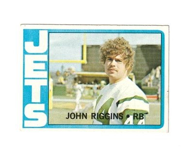 1972 Topps Fútbol John Riggins #13 Salón de la fama Novato Ex+/Nm Foto 1 de 2