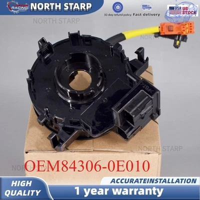 Resorte de reloj con cable espiral genuino OEM 84306-0E010 para OEM Tundra Camry 4Runner Foto 1 de 4