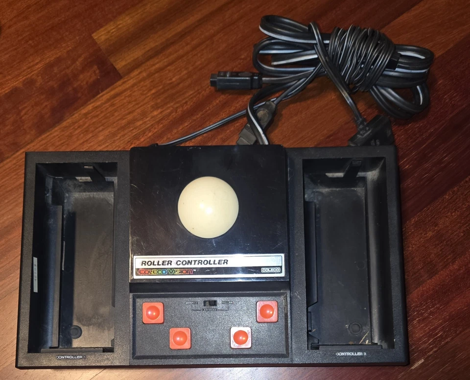 Vintage 1983 ColecoVision Roller Controller Trackball TESTED WORKS Coleco - Image 1 of 1