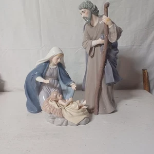 Figuras de cerámica O'Well Lg María, José, Niño Jesús - Imagen 1 de 20