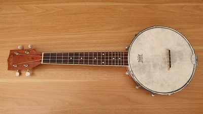 Kala Mahogany Concert Banjolele w/Bag - Remo Head - Banjo Ukulele - Image 1 of 3