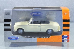BJ897 Welly "Vintage Collection" 1:36 1957 Peugeot 403 Cabriolet A+/b - Picture 1 of 3