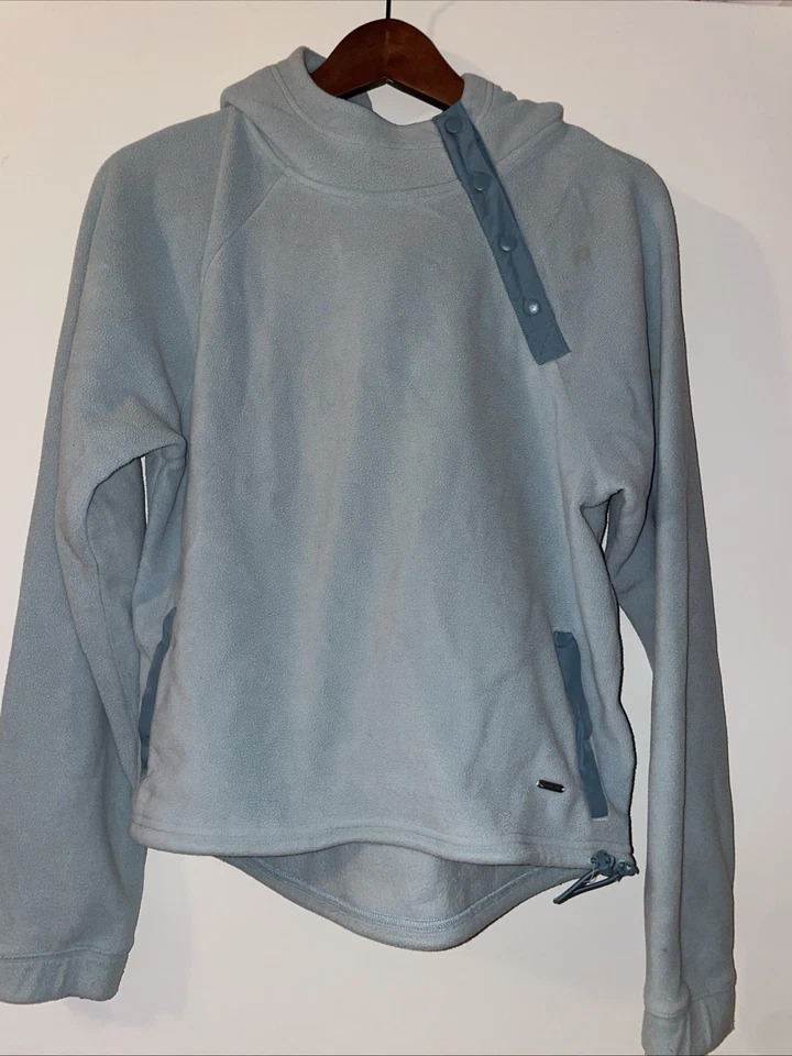 Hollister Women's Fleece Hoodie Size XS Jumper Pullover Long Sleeve Light Green - Image 1 of 4