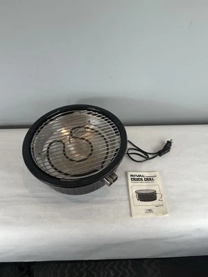 Parrilla eléctrica interior sin humo Rival Crock Grill modelo 5750 negra Foto 1 de 4