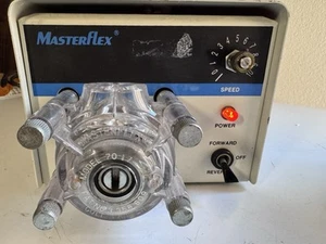 Cole-Parmer Masterflex Console Pump 7521-50, Pump Head 7018-20, 100RPM - Picture 1 of 4