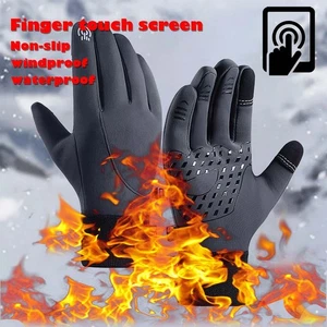 Q802 Winter Warme Handschuhe Winddicht Wasserdicht Touchscreen Outdoor Herren Damen Arbeit - Bild 1 von 8