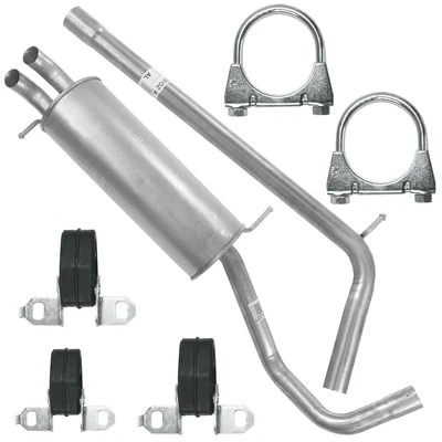 Exhaust system muffler set exhaust for VW Polo IV 4 9N 1.4 TDI 1.9 TDI - Image 1 of 4