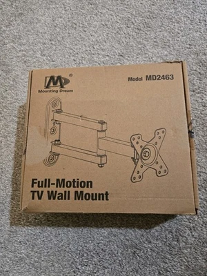  Soporte de pared de montaje Dream MD2413-MX TV/MONITOR movimiento completo *NUEVA CAJA ABIERTA* Foto 1 de 4