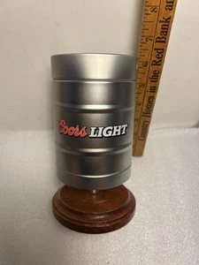 COORS LIGHT 1/2 BARREL KEG PARTY BEER KEG WITH BONUS Draft beer tap handle. USA - Picture 1 of 16
