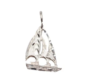 Segelboot .925 Sterling Silber Anhänger - Velero Dije Plata - Bild 1 von 3