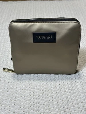 Versace Parfums Folding Tote Bag Shoulder Travel Women Black Gold New Sealed - Image 1 of 4