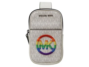 Borsa a corpo smartphone MICHAEL KORS Michael Kors Pride Hudson con logo ricamato - Foto 1 di 12