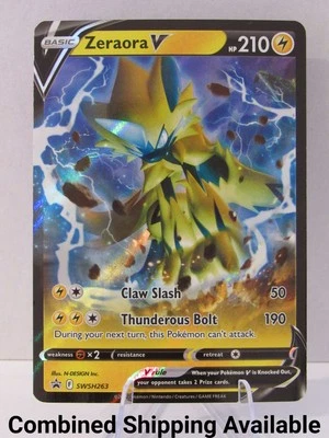 Zeraora V - SWSH263 SWSH: Sword & Shield Promo Cards NM Holo English 13624 - Image 1 of 2