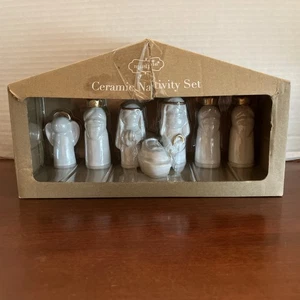 Juego de mesa belén en caja SITTERS, PASTEL DE BARRO BLANCO NUEVO EN CAJA LEER - Imagen 1 de 8