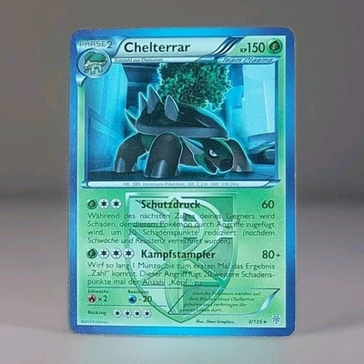 Chelterrar Team Plasma Pokemon Karte Deutsch 3/135 Plasma Sturm - Bild 1 von 3