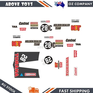 DDA 1:24 Scale #28C LJ Torana Bathurst Decal Kit For Holden Model Car - Picture 1 of 1