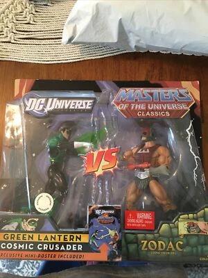DC Masters of the Universe Motu Classics Green Lantern vs Zodac Figure 2PK - Image 1 of 2