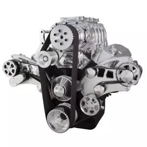BBC Serpentine System for Supercharger 454 396 AC Kit for Root Style Blower - Picture 1 of 3