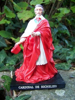 RE0134  FIGURINE STATUETTE   CARDINAL  DE  RICHELIEU  HISTOIRE Jean du Plessis - Photo 1/3