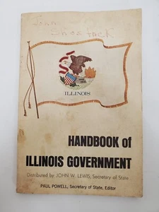 Vintage: 1970 Handbook of Illinois Government (Paperback) - Picture 1 of 5