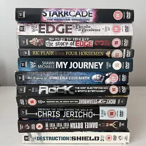 WWE Documentary DVD Bundle - 10 Biographies 1 Starrcade DVD - Picture 1 of 15