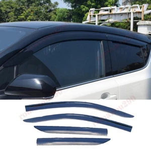 4X For Toyota C-HR 2018-2022 Smoky Black Window Visor Vent Shades Sun Rain Guard - Picture 1 of 10