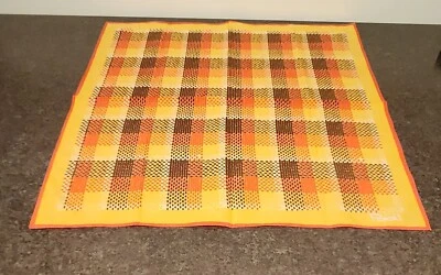 Bufanda vintage Paoli amarillo naranja marrón Foto 1 de 4