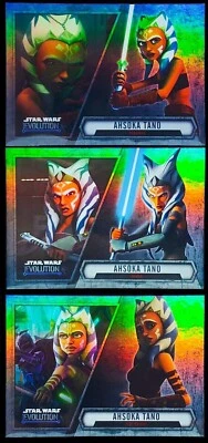 AHSOKA TANO 2016 Star Wars Evolution Foils 10 - 12 QTY - Image 1 of 2
