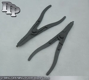 2-RING OPENING PLIERS BLACK 7" BODY PIERCING SUPPLIES CLAMPS - Picture 1 of 3