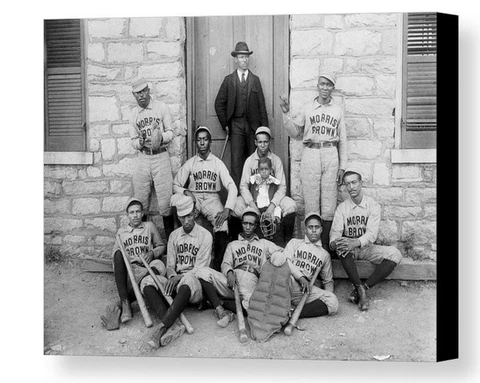 Rare Framed 1899 Morris Brown Black Baseball Vintage Team Photo Giclée Print Cover