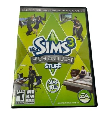 Sims 3 High End Loft Stuff PC Expansion Pack WIN/MAC PC Game 10th Anniversary - Image 1 of 3