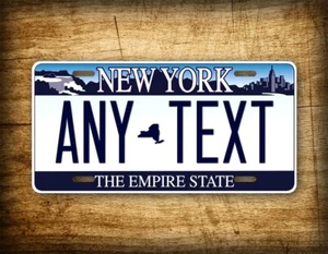 New York Personalized License Plate ANY TEXT Custom Customized Auto Tag NY State - Bild 1 von 6