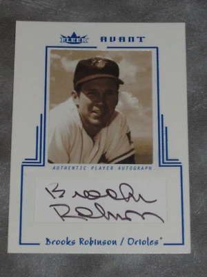 2003 Fleer Avant AAC/BR Brooks Robinson Autograph Signature 125/300 - Image 1 of 2