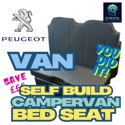 Peugeot Boxer, Expert  etc universal  Self build Campervan Fold-out Bed Seat - Image 1 of 4