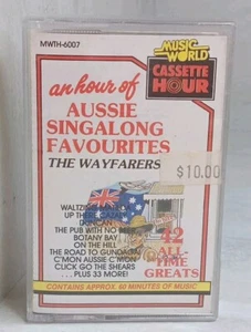 An Hour Of Aussie Singalong Favourites The Wayfarers Cassette Tape 1990 - Imagen 1 de 5