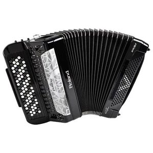 Roland FR-8XB BK V-accordion Button Keyboard Black Flagship Built-in Speaker - Picture 1 of 8