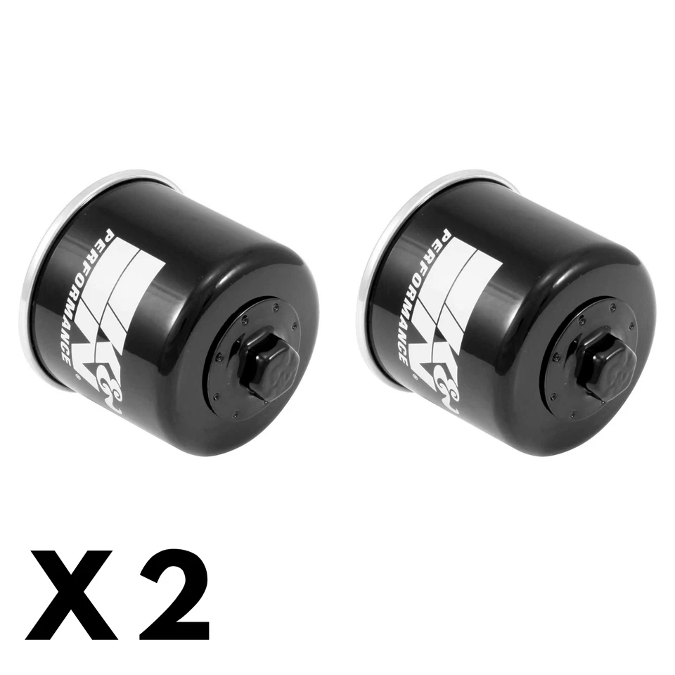 Paquete de 2 filtros de aceite K&N para Suzuki AN650A Burgman 2007-2017 Foto 1 de 1