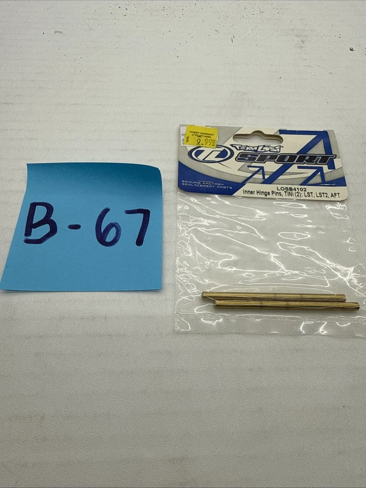 Losi LOSB4102 Inner Hinge Pins Titanium Nitride 2 LST LST2 AFT MUG MGB - Image 1 of 1