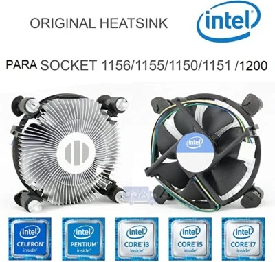 DISIPADOR VENTILADO INTEL ORIGINAL SOCKET 1150, 1155, 1156, 1151 Y 1200 E9737003 - Imagen 1 de 4
