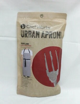 Chef Works Unisex Portland Chefs Bib Apron  AB038 - Image 1 of 4