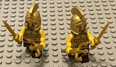 LEGO Spartan Warriors Lot of 2 NEW Gladiators Knights Guys Soldiers Swords - Image 1 of 4