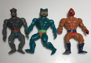 Vintage 1980’s Masters Of The Universe He-Man Figures X 3 Job Lot - Picture 1 of 5