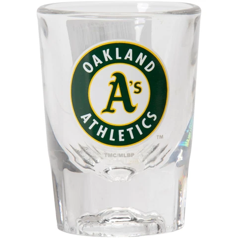 Oakland Athletics 2oz. Fluted Collector Shot Glass Cover