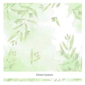 DMC Cross X Stitch Aida Cloth Green Leaves 14ct Size 38x45cm - Picture 1 of 2