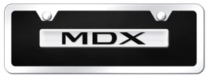 Acura MDX Name Plate Mini Acrylic Kit License Plate Frame Official Licensed - Imagen 1 de 2