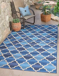 Unique Loom Outdoor Trellis Collection Area Rug - Eden Trellis (2' 2" x 3' Re... - Picture 1 of 10